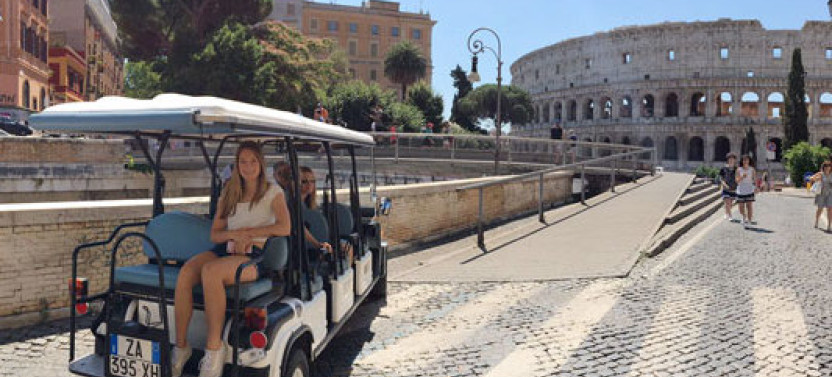 The Eternal City: Private Rome Golf Cart Tour Including Colosseum