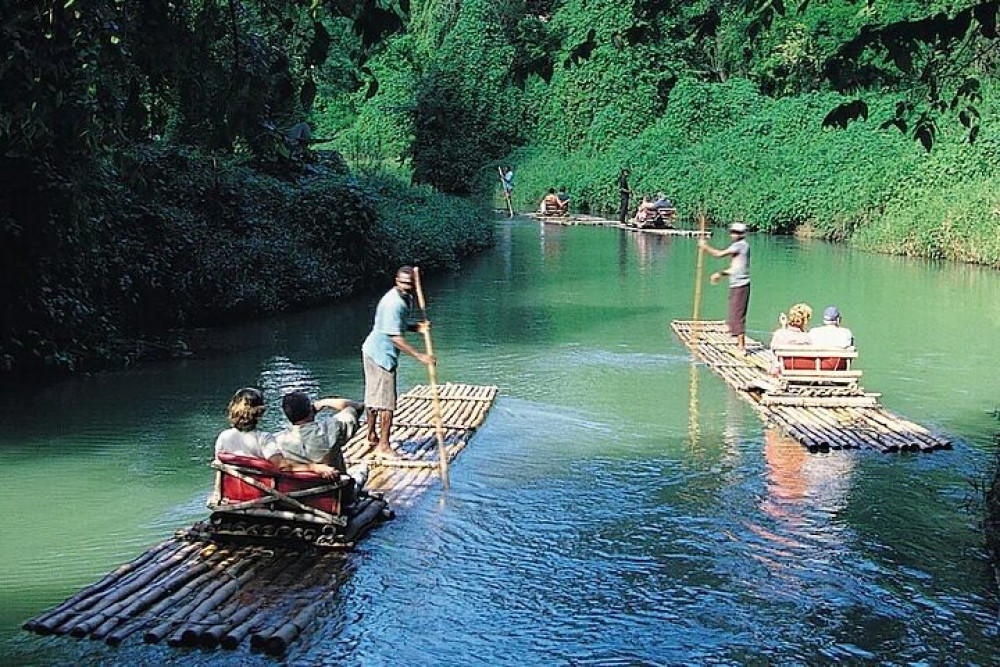 Montego Bay Excursion: Martha Brae River Bamboo Rafting