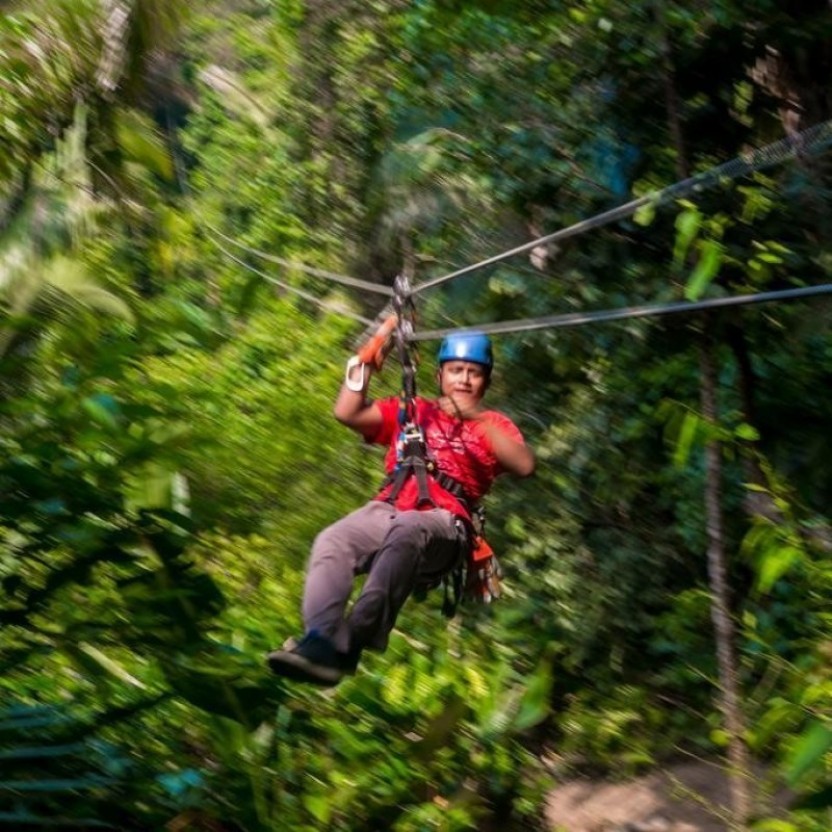 Bocawina Zip line & Waterfall Rappelling