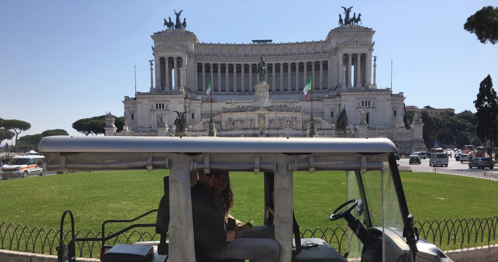 6 Hours - Full City tour with Catacombs Best of Rome in Golf Cart