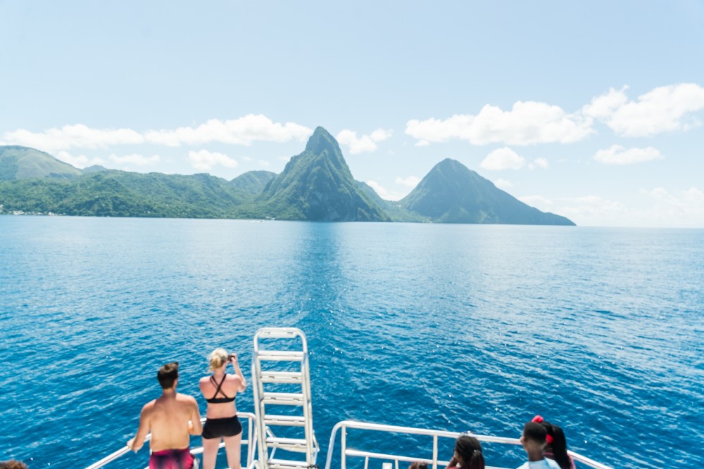 Private Catamaran Full Day Charter from Marigot Bay