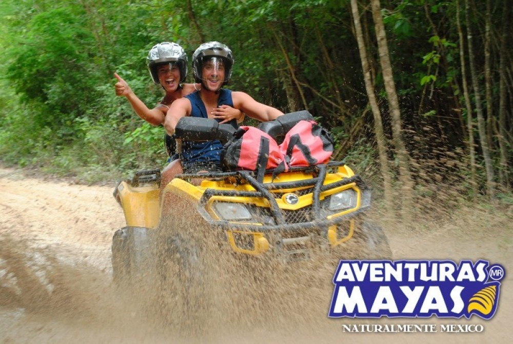 Small Group ATV's Xtreme & Snorkel in Underground River Playa del