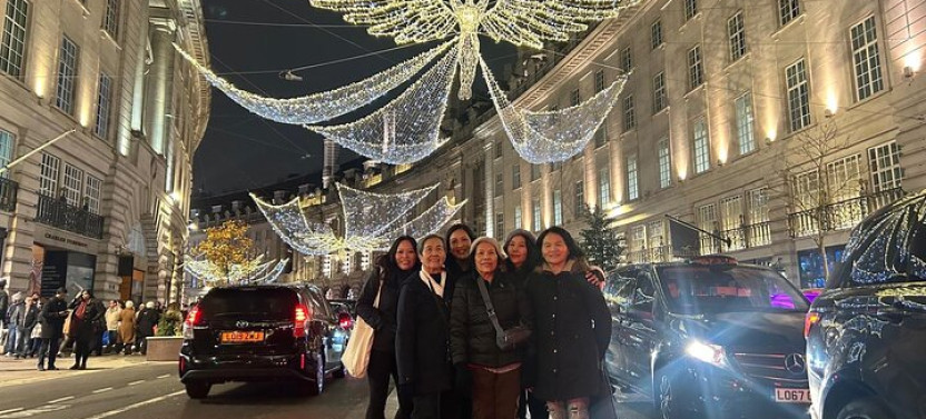 London Christmas Lights Private Black Cab Tour With Hotel Pick Up