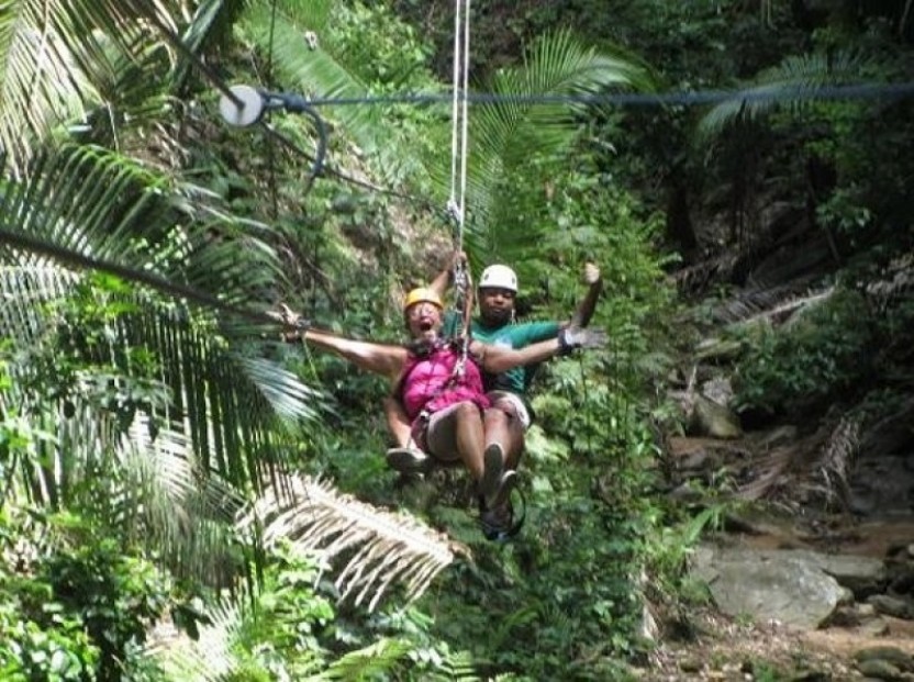 Extreme Zip Line Fun