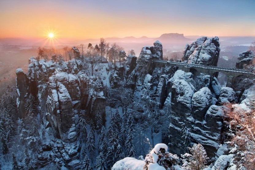 Pravcicka Gate and Bastei - Winter Hike