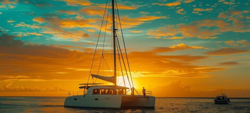 Costa Rica Catamaran Private Sunset Tour with Drinks