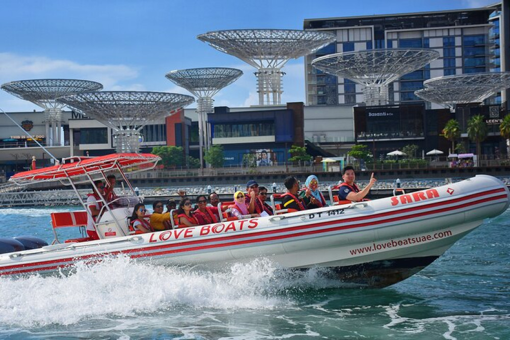 Dubai Speedboat: Marina, Jbr & Ain Dubai Skyline Cruise