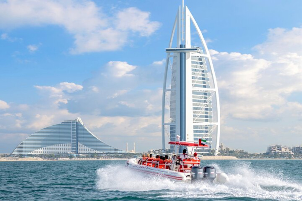 Dubai Speedboat: Iconic Marina To Atlantis Adventure Ride