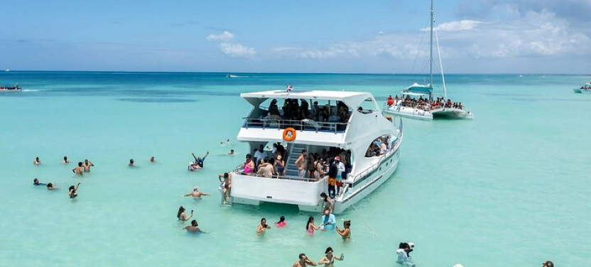 8-Hour Private Catamaran to Isla Saona & Palmilla with an Open Bar