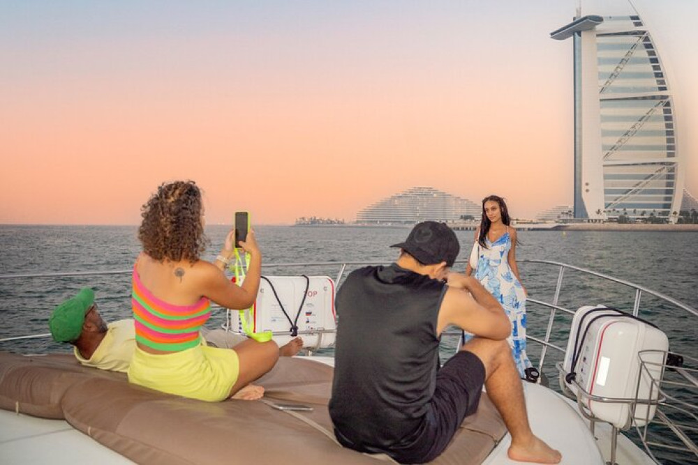 Dubai Marina Sunset Yacht Cruise with BBQ & Drinks