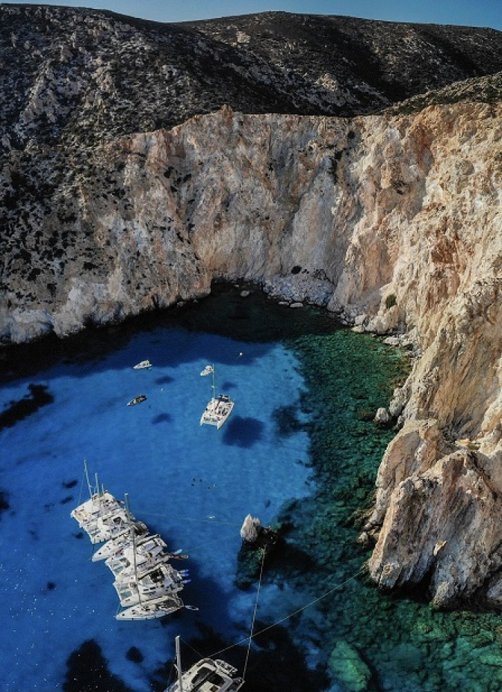 Live Your Dream With Us: Polyegos and Kleftiko Catamaran Full Day Tour