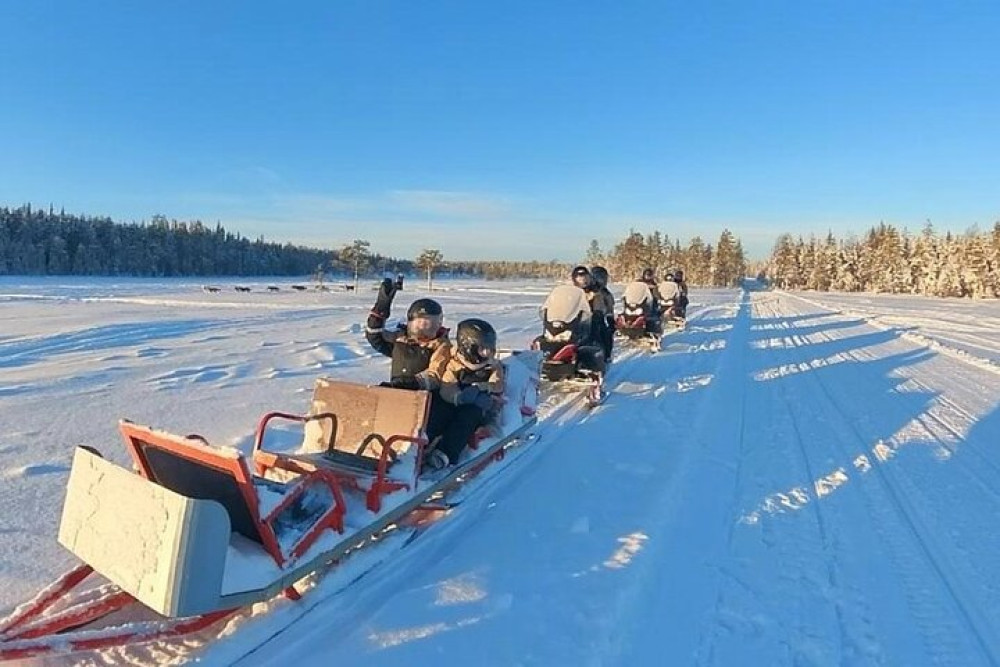 Guided Snowmobile Safari Through Lapland’s Arctic Wilderness