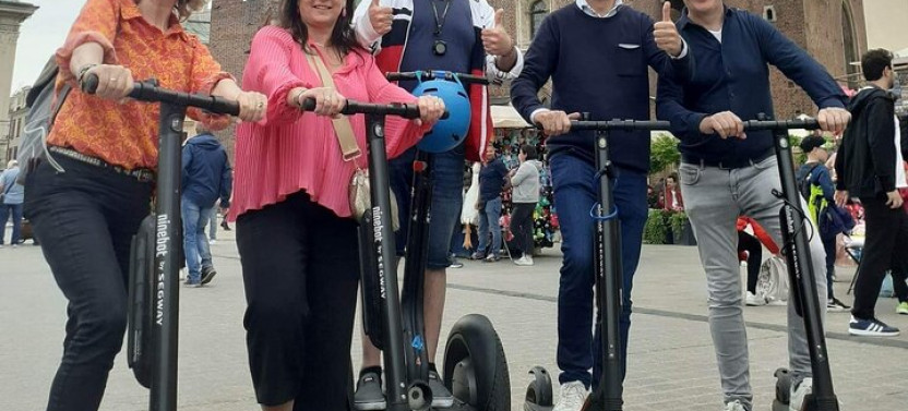 Old Town E-Scooter Tour in Krakow