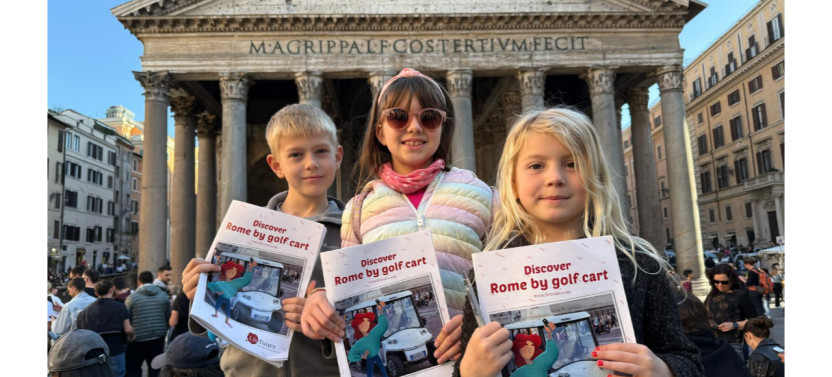 Family Golf Cart Tour of Rome