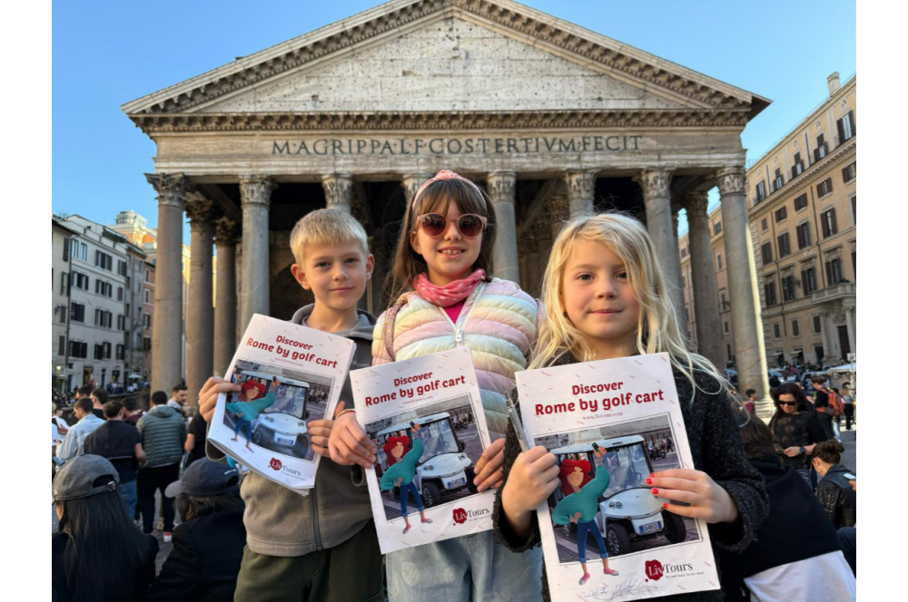 Family Golf Cart Tour of Rome