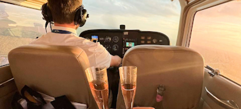 Miami Sunset Airplane Tour with Free Champagne