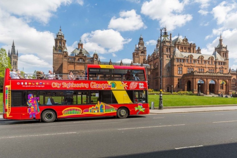 City Sightseeing Hop On Hop Off Bus Tour Glasgow - Red Route - 1 Day