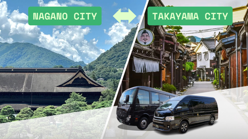 Private Charter Service Nagano City - Takayama City