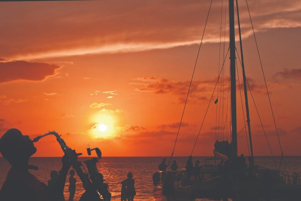 Shared Montego Bay Sunset Catamaran with Open Bar and Live Music