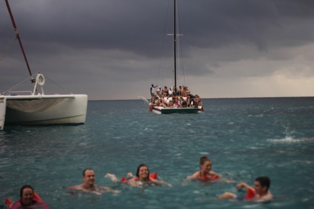 catamaran booze cruise puerto rico