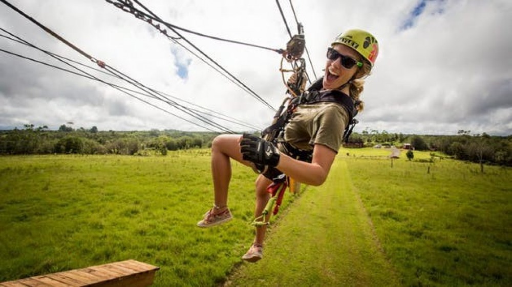 zip line tour kona