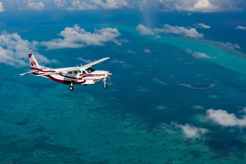 Blue Hole Fly Over From San Pedro (SPR)