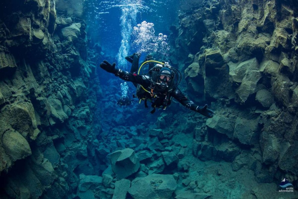 Scuba Diving In Iceland - Deep Into the Blue from Thingvellir 
