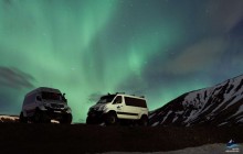 Northern Light Explorer in a Super Jeep