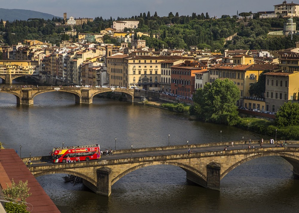 City Sightseeing Hop on Hop Off Florence + Accademia Gallery Tour