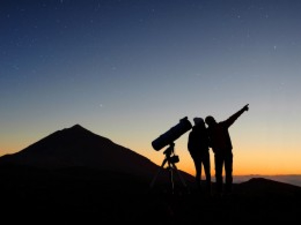 Astronomical Observation On Mount Teide