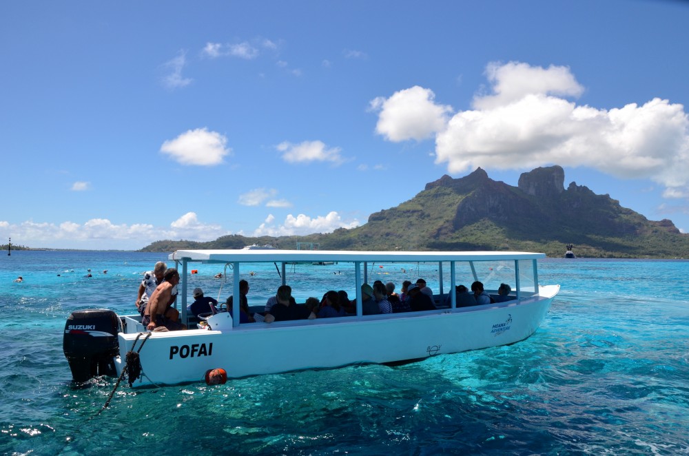 Bora Bora Glass Bottom Boat Tour Vaitape Project Expedition