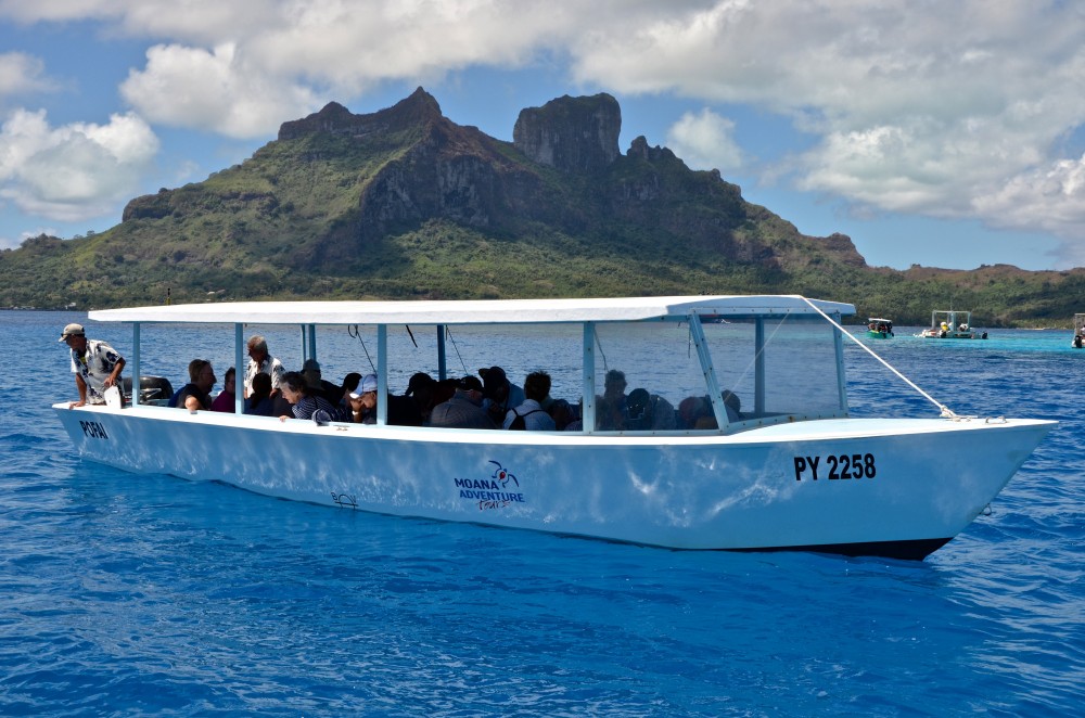 Bora Bora Glass Bottom Boat Tour Vaitape Project Expedition
