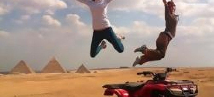 Quad Bike Safari Around Pyramids with Private Transfer