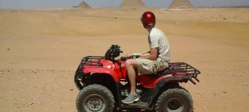 Quad Bike Safari Around Pyramids with Private Transfer