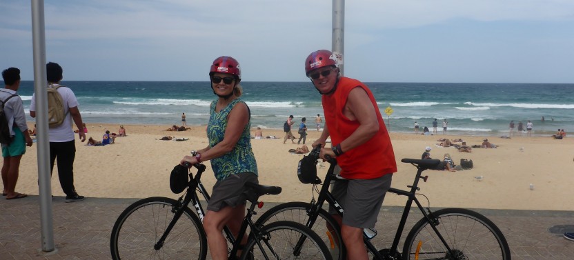Manly Beach and Sunset Cruise Bike Tour