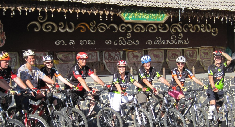 Above Chiang Mai Downhill Road Bike Ride