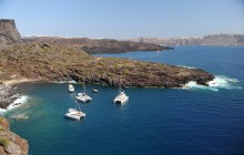 Semi Private Santorini Catamaran Sunset Cruise - Luxury Food
