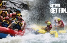 White water rafting + Ubud Sightseeing Combo Tour