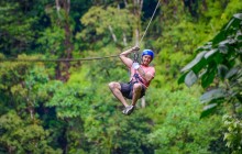 Arenal Volcano Zipline and Hot Springs day trip from Guanacaste
