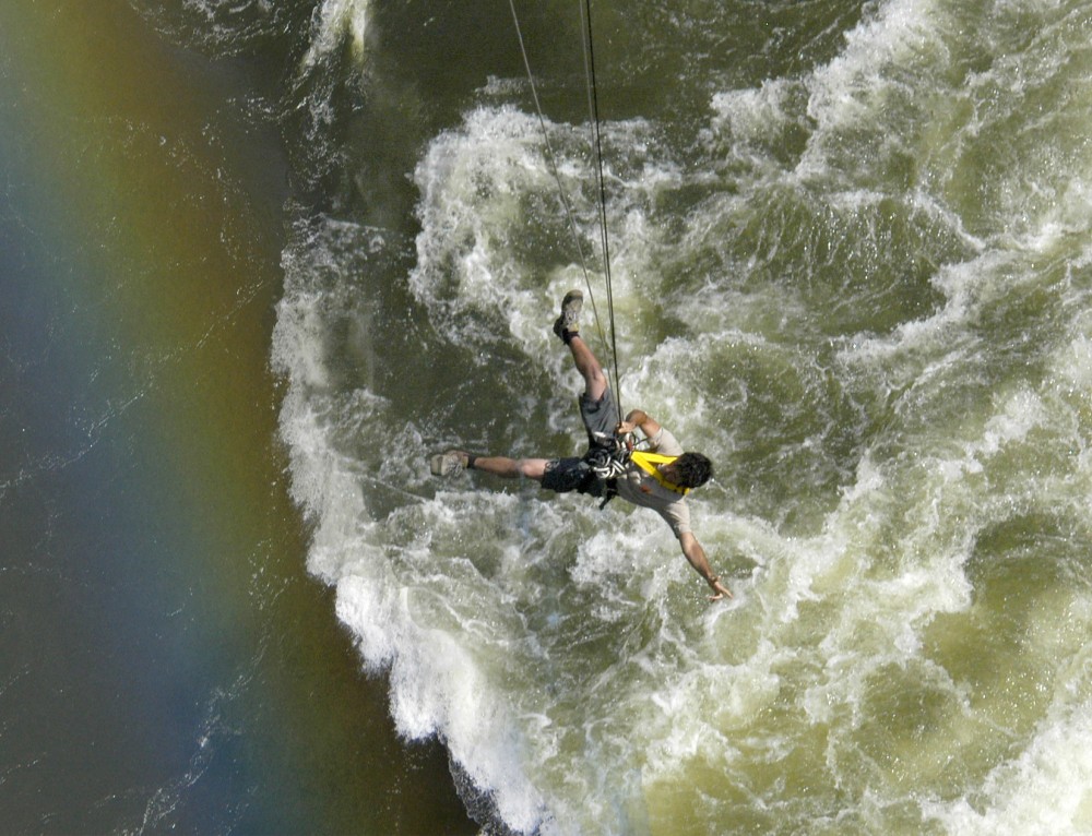 Bungee Jumping in Victoria Falls