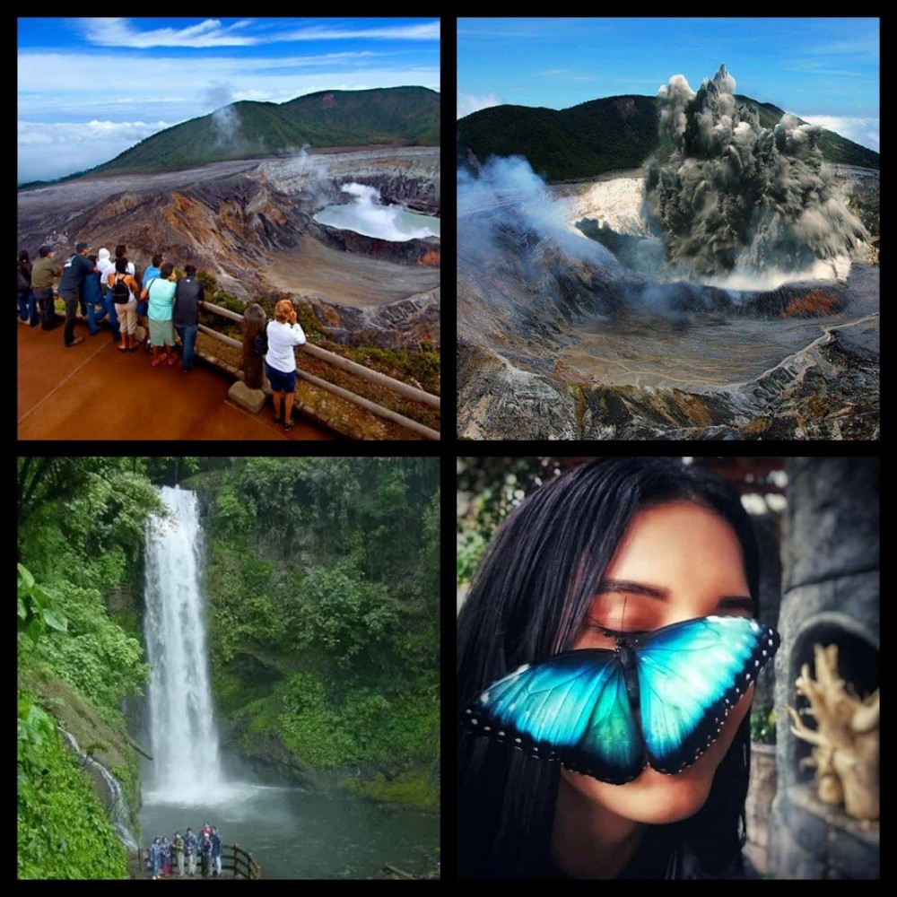 Private Tour: Poás Volcano and La Paz Waterfall Gardens