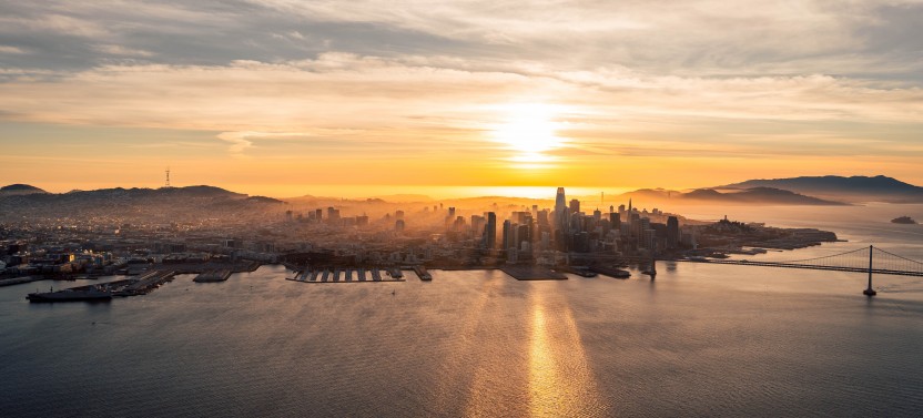 Private San Francisco Sunset Flight Tour