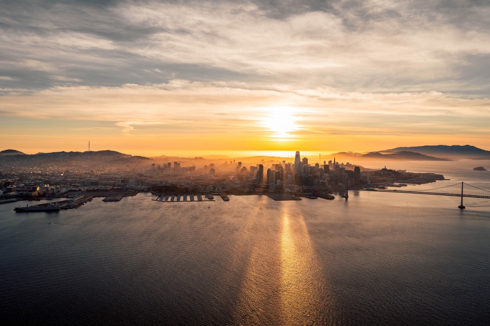 Private San Francisco Sunset Flight Tour