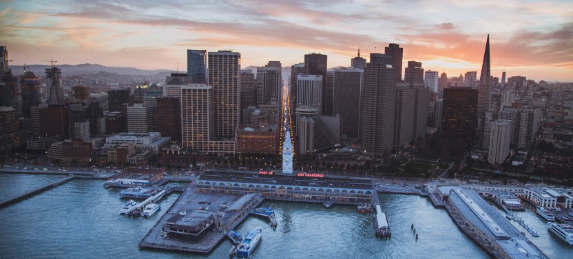 Private San Francisco Sunset Flight Tour