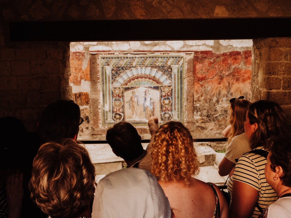 Pompeii & Herculaneum Small Group tour with transportation from Naples