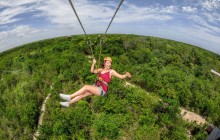 Native Park Tulum -Zip lines, Rappel & Snorkel in a Cenote Cave
