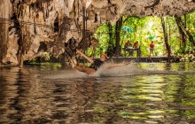 Native Park Tulum -Zip lines, Rappel & Snorkel in a Cenote Cave