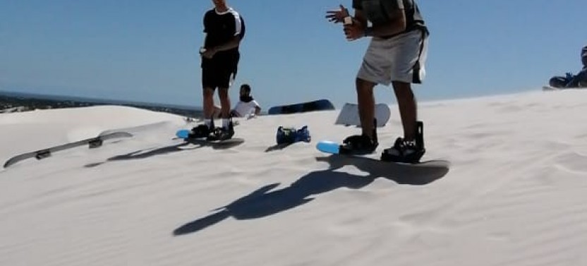 Sandboarding Atlantis Dunes