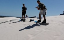 Sandboarding the Atlantis Dunes