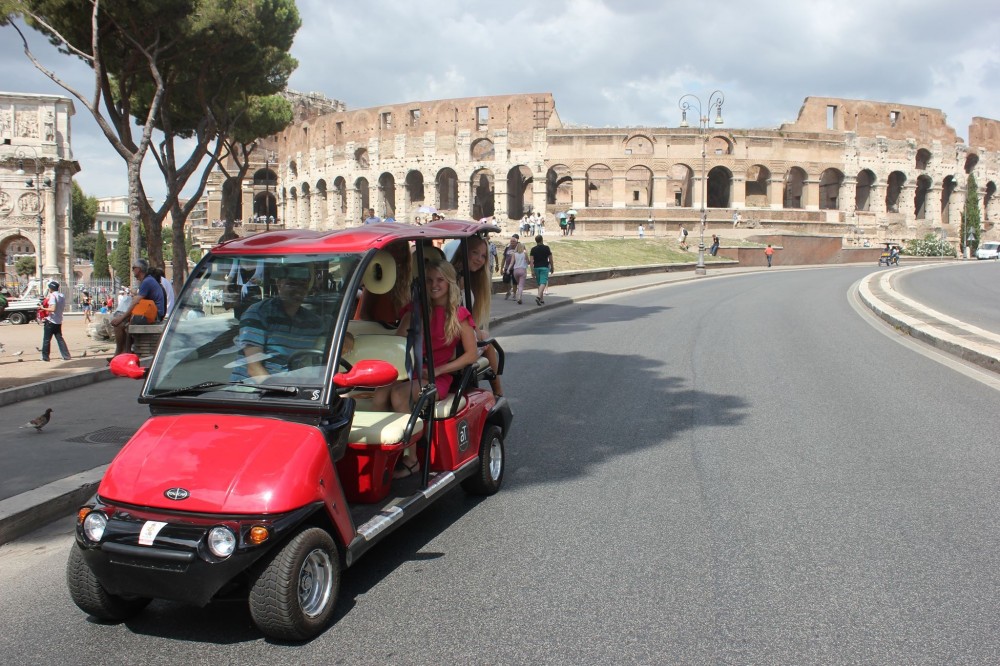 Private Rome by Golf Cart - Half and Full Day Options